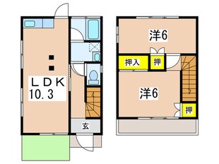 戸塚区矢部町戸建の物件間取画像